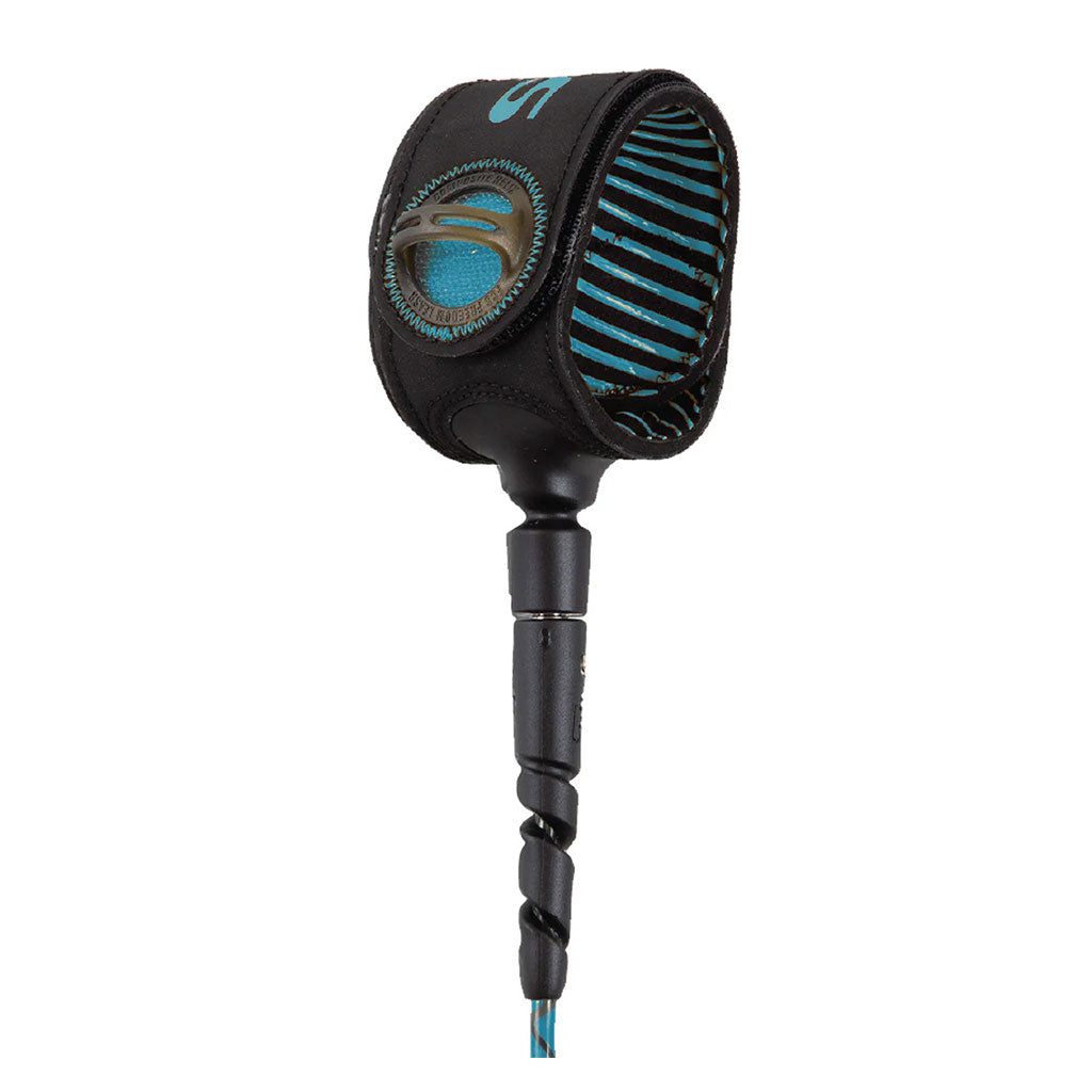 FCS Freedom Helix 7’ All Round Leash Tranquil Blue - Leash