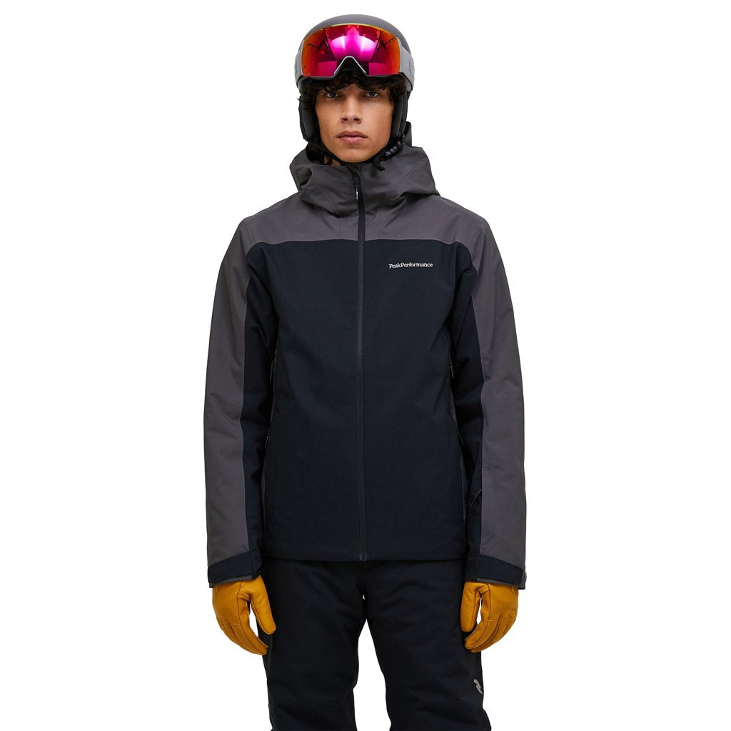 Maroon Blocked HIPE® 2L Insulated Shell - Ski Jacket
