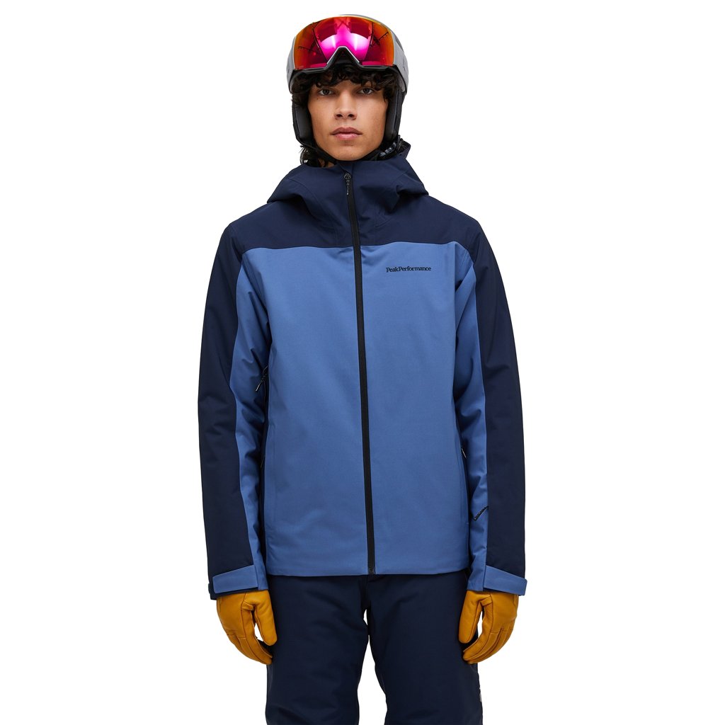 Maroon Blocked HIPE® 2L Insulated Shell - Ski Jacket