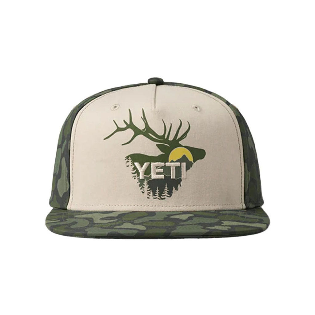 Sunrise Elk 5 Panel Flat Brim - Cap