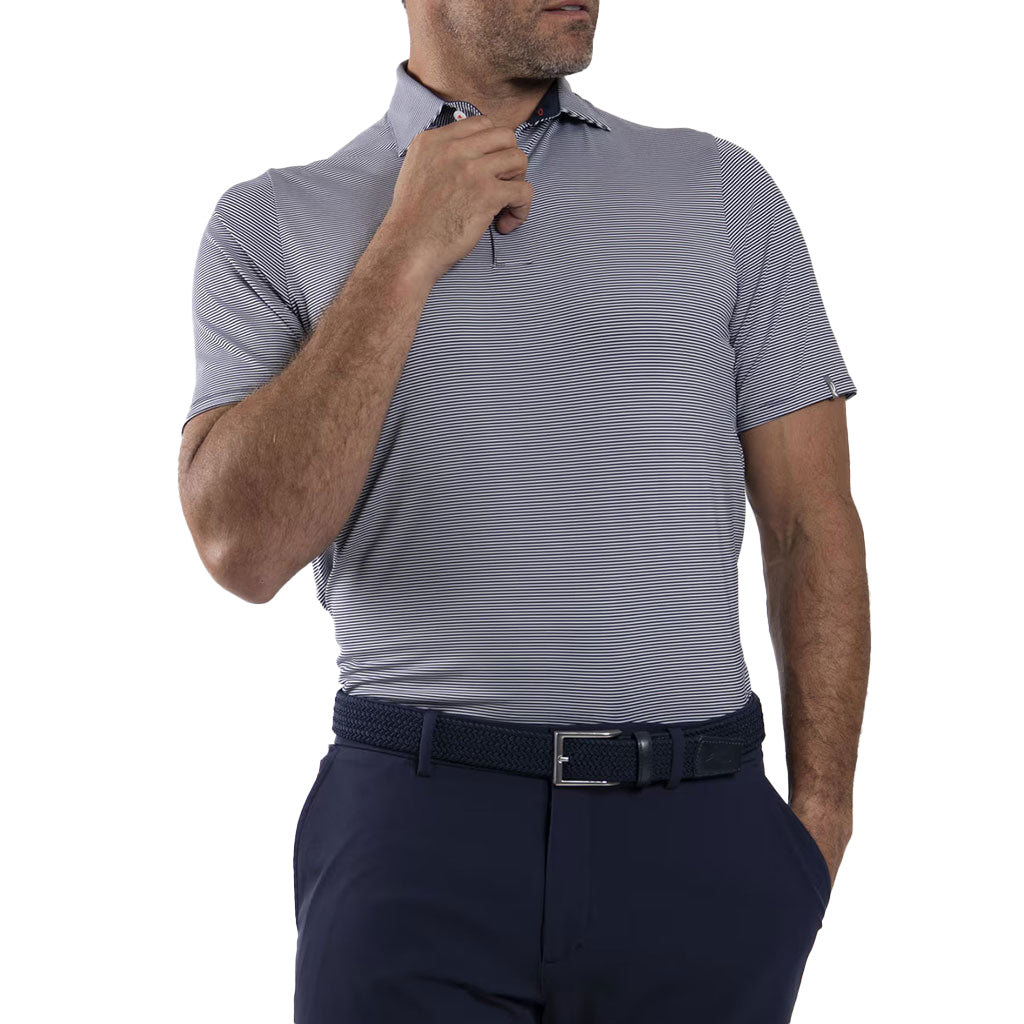 Soren Stripe Polo S/S - T-Shirt