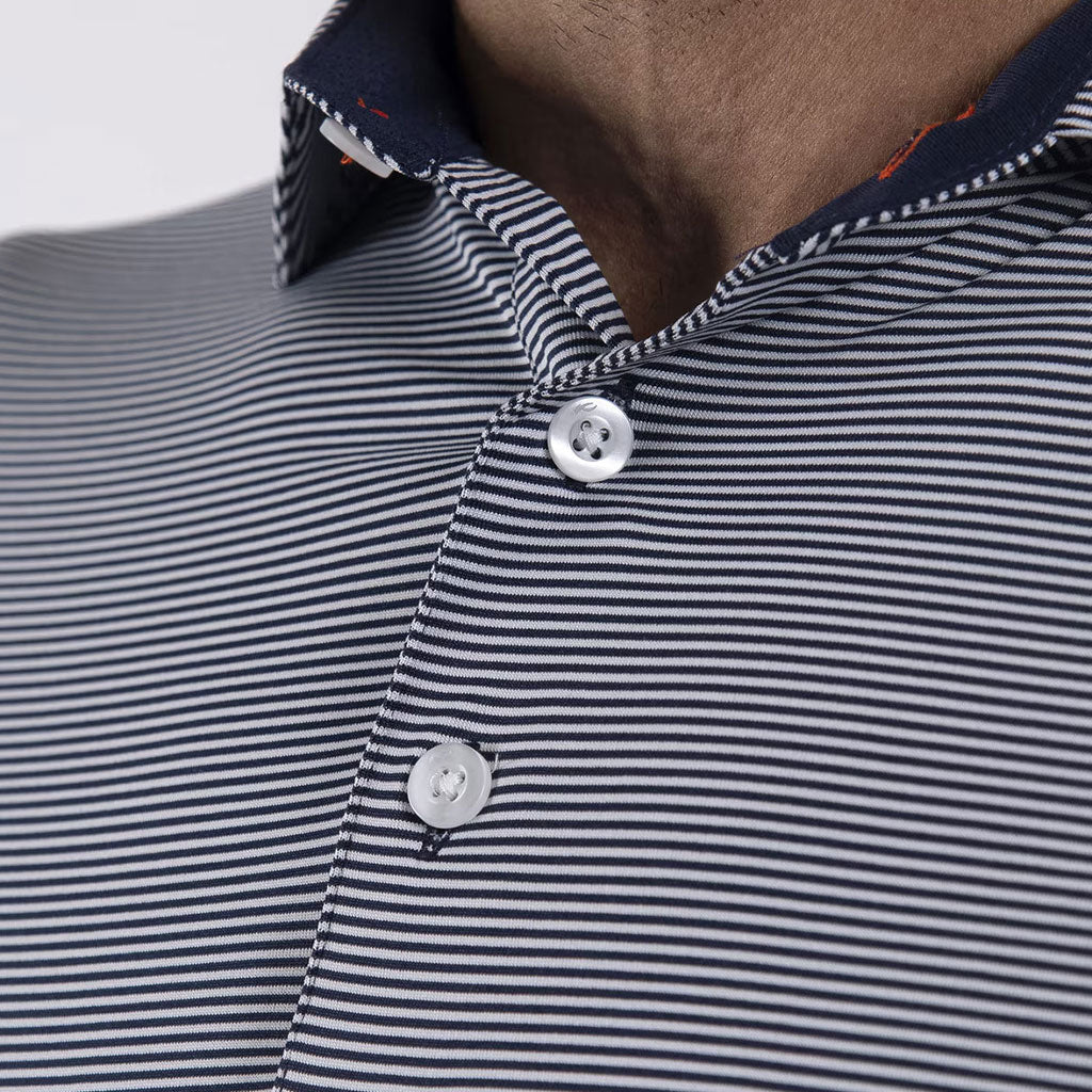 Soren Stripe Polo S/S - T-Shirt