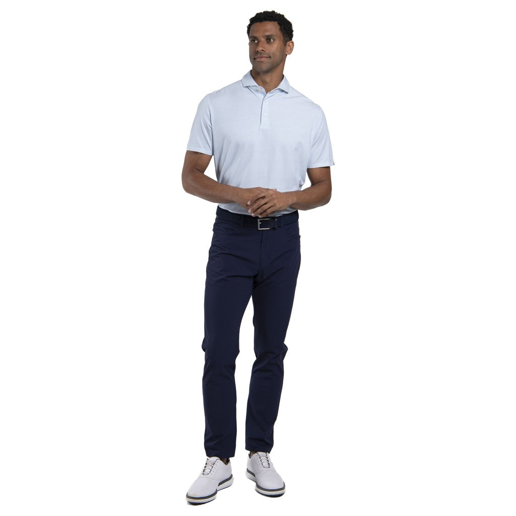 Hollow Pima Print S/S - Polo