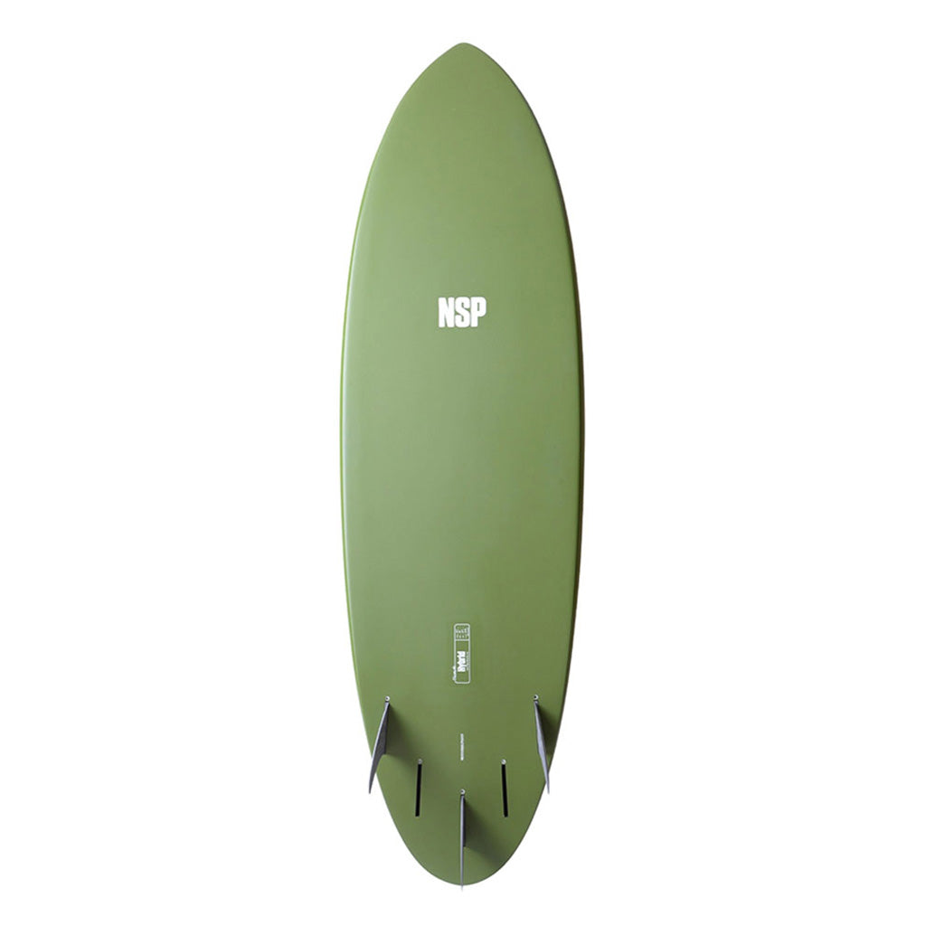 Elements HDT Hybrid 6'6 Olive FTU - Surfboard