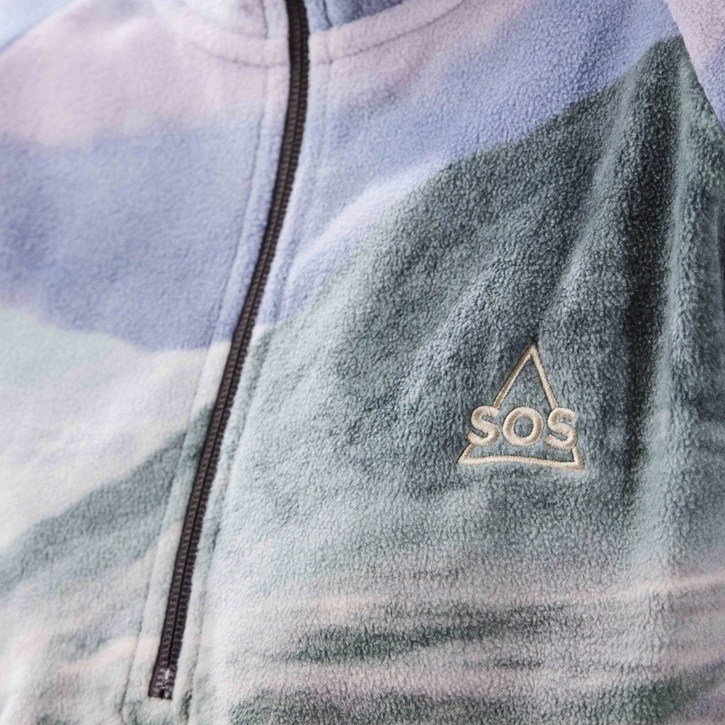 Exo W Printed Half Zip - Fleece